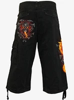 Fire Dragon Vintage Cargo Shorts