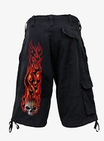 Skull Blast Vintage Cargo Shorts