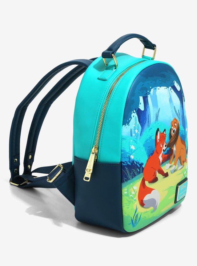 Loungefly Disney The Fox And The Hound Playtime Mini Backpack