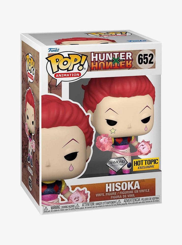 Funko Hunter X Hunter Diamond Collection Pop! Animation Hisoka Vinyl Figure Hot Topic Exclusive