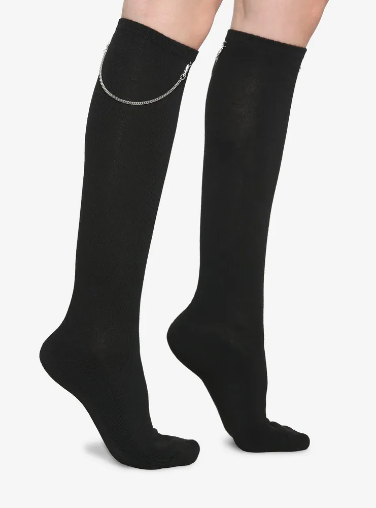 Mini Chain Knee-High Socks