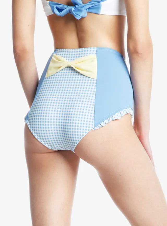 Sexy Polkadot Lycra Bikini Top and Matching High Waisted Thong with Bl