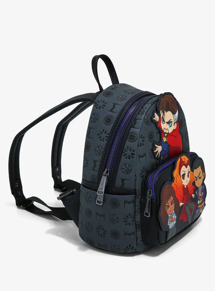 Loungefly Marvel Doctor Strange in the Multiverse of Madness Chibi Characters Mini Backpack - BoxLunch Exclusive