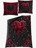 Bleeding Heart Single Duvet Bedding Set