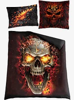 Skull Blast Double Duvet Reversible Bedding Set