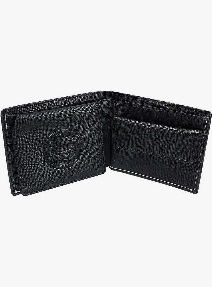 Skull Scroll Bifold RFID Wallet