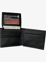 Skull Scroll Bifold RFID Wallet