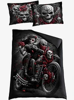 Skulls N' Roses Single Duvet Bedding Set