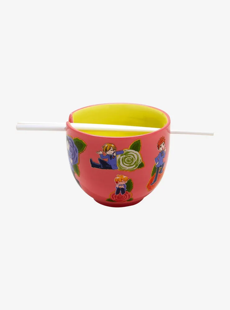 Ouran High School Host Club Chibi Ramen Bowl With Chopsticks