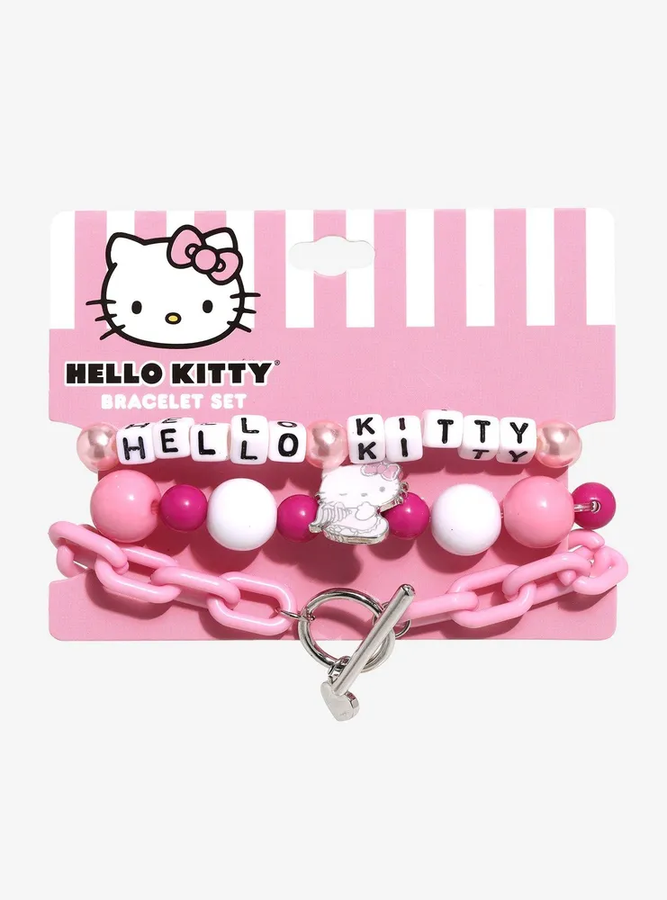 Hello Kitty Angel Beaded Bracelet Set