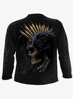 Black Gold Skull Long-Sleeve