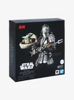 Bandai Star Wars The Mandalorian Meisho Movie Realization Ronin Mandalorian with Grogu Figure