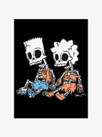 The Simpsons Skeleton Bart & Lisa T-Shirt