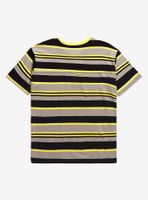 Sanrio Badtz-Maru Portrait Embroidered Stripe T-Shirt - BoxLunch Exclusive