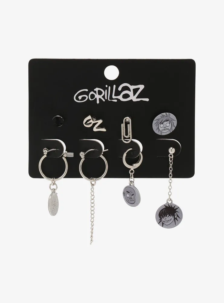 Gorillaz Mismatch Earring Set