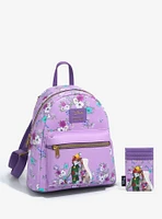 Loungefly Disney Robin Hood Kisses Floral Mini Backpack