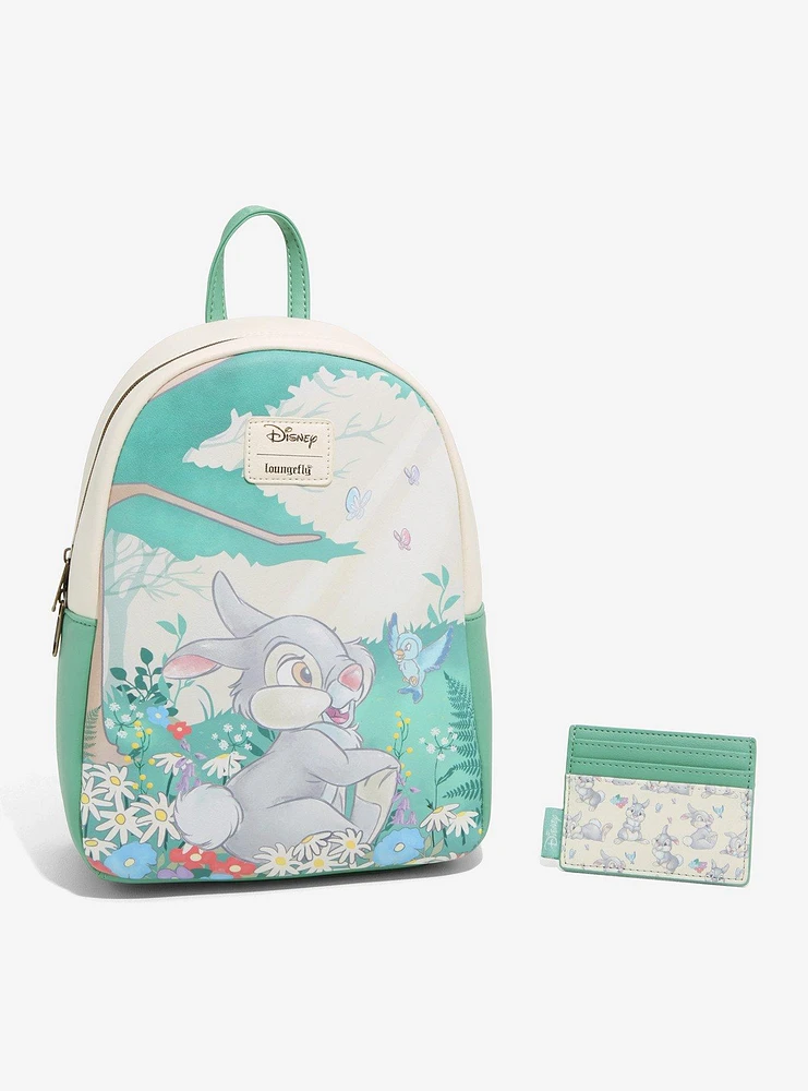 Loungefly Disney Bambi Thumper Floral Mini Backpack