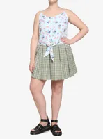 Disney Lilo & Stitch Floral Tie-Front Girls Tank Top Plus