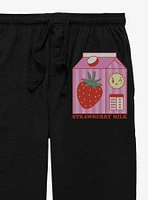 Strawberry Milk Sun Berries Pajama Pants