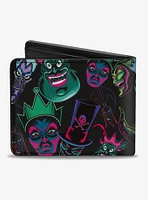 Disney Villains Neon Bifold Wallet