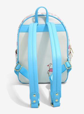 Loungefly Disney Winnie the Pooh Piglet & Pooh with Balloons Sketch Mini Backpack - BoxLunch Exclusive