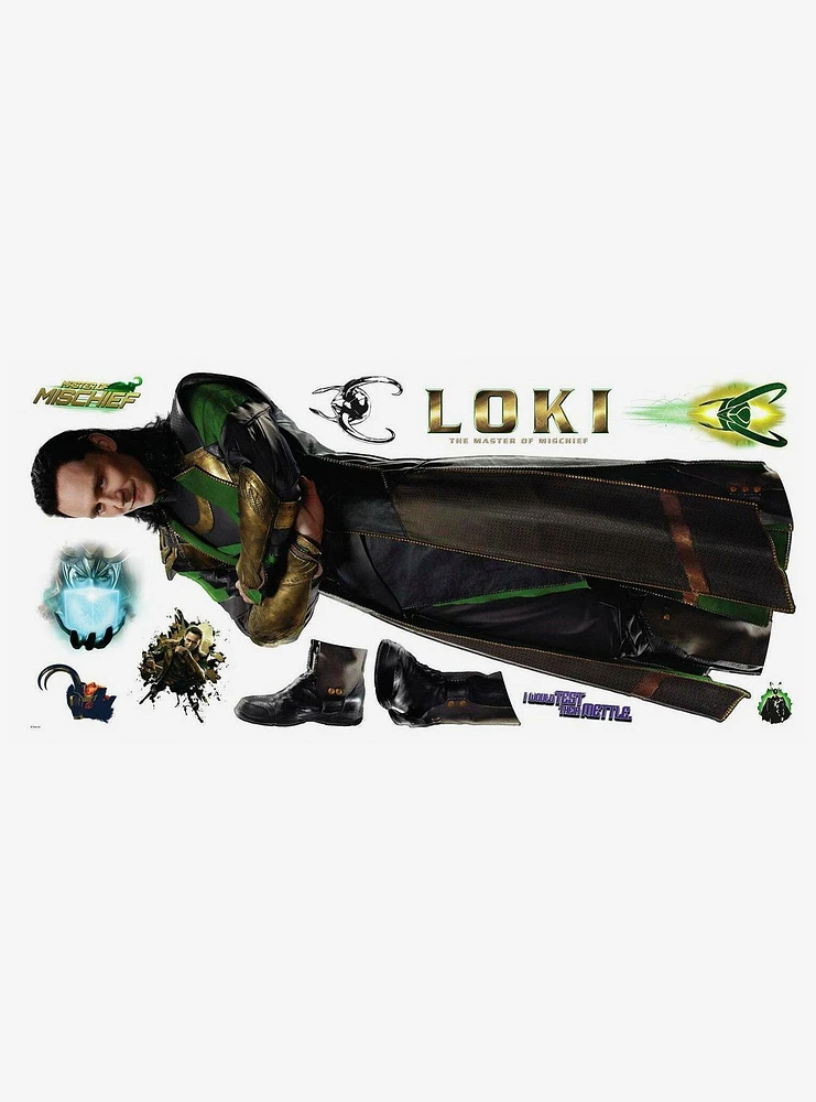 Marvel Loki Peel & Stick Giant Wall Decal