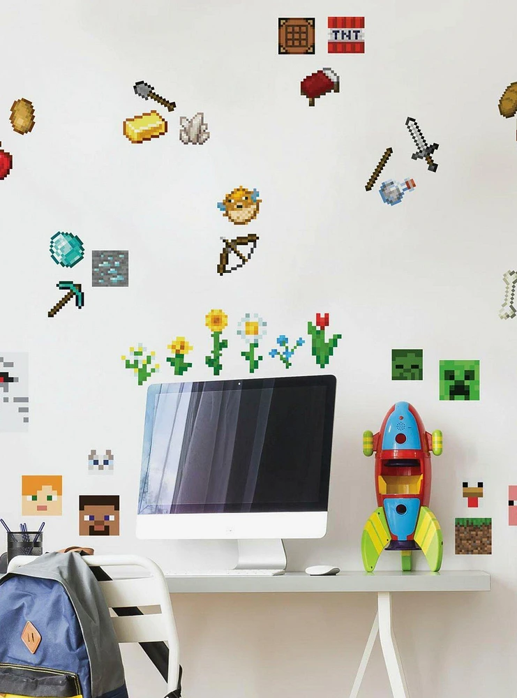 Minecraft Peel & Stick Wall Decals