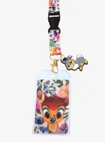 Loungefly Disney Bambi Springtime Flowers Lanyard - BoxLunch Exclusive
