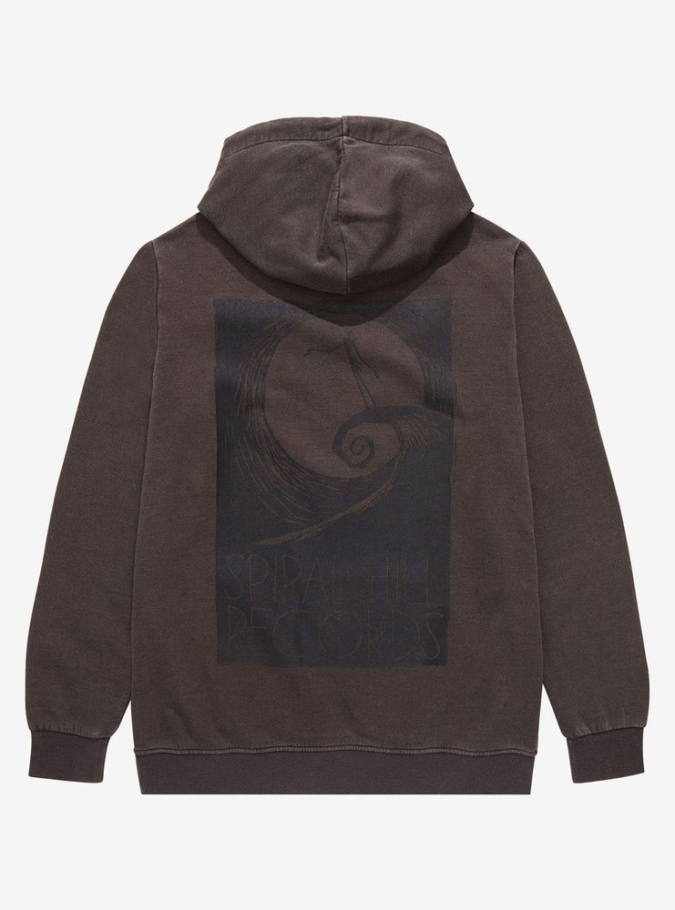 Disney The Nightmare Before Christmas Spiral Hills Records Women's Hoodie - BoxLunch Exclusive