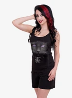 Bright Eyes 4 PC Gothic Pajama Set