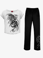 Wyvern 4 PC Gothic Pajama Set