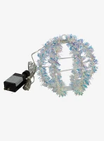 Warm White 6-inch LED Tinsel Foldable Sphere
