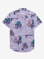 Our Universe Studio Ghibli Spirited Away Scenic Bathhouse Woven Button-Up - BoxLunch Exclusive