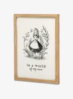 Disney Alice In Wonderland Framed Wood Décor