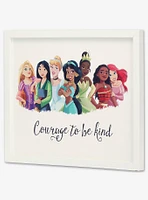 Disney Princesses Courage To Be Kind Framed Décor
