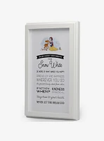 Disney Snow White Lessons Framed Wood Décor