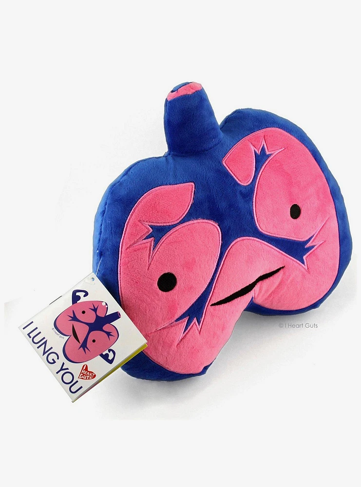 I Heart Guts Loud Lungs I Lung Rock N Roll Plush