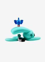 3D Retro Bunny Kitty Blue Teal Vinyl Figure