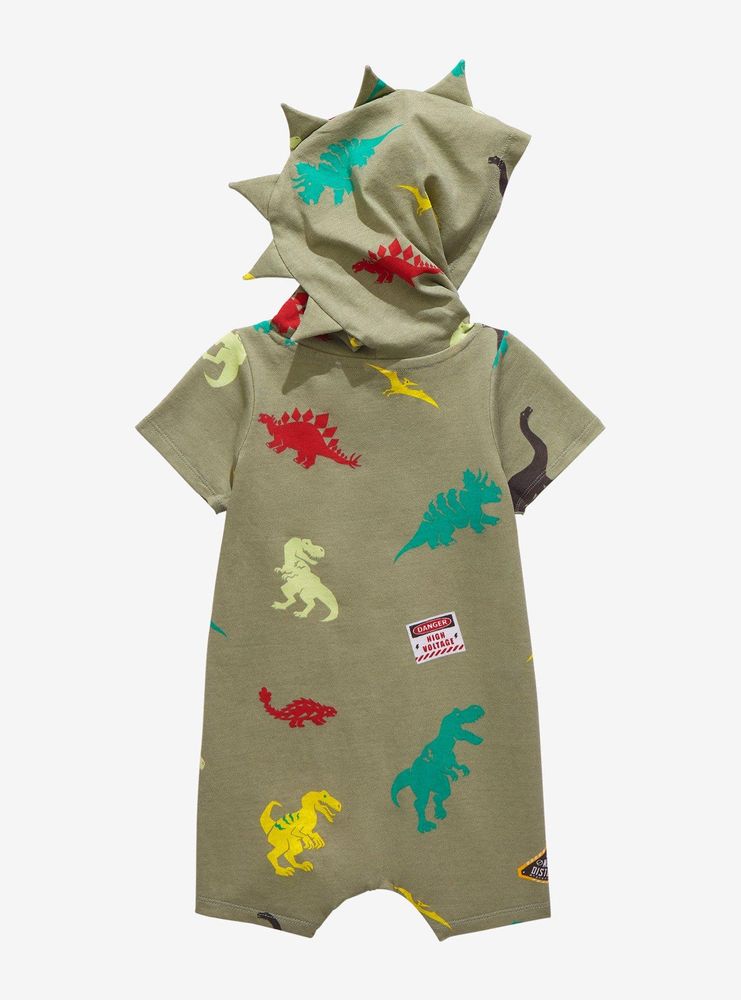 Jurassic Park Dinosaur Infant Hooded One-Piece - BoxLunch Exclusive
