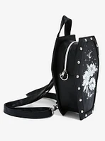 Floral Celestial Coffin Mini Backpack