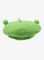 Green Frog 3D Beret