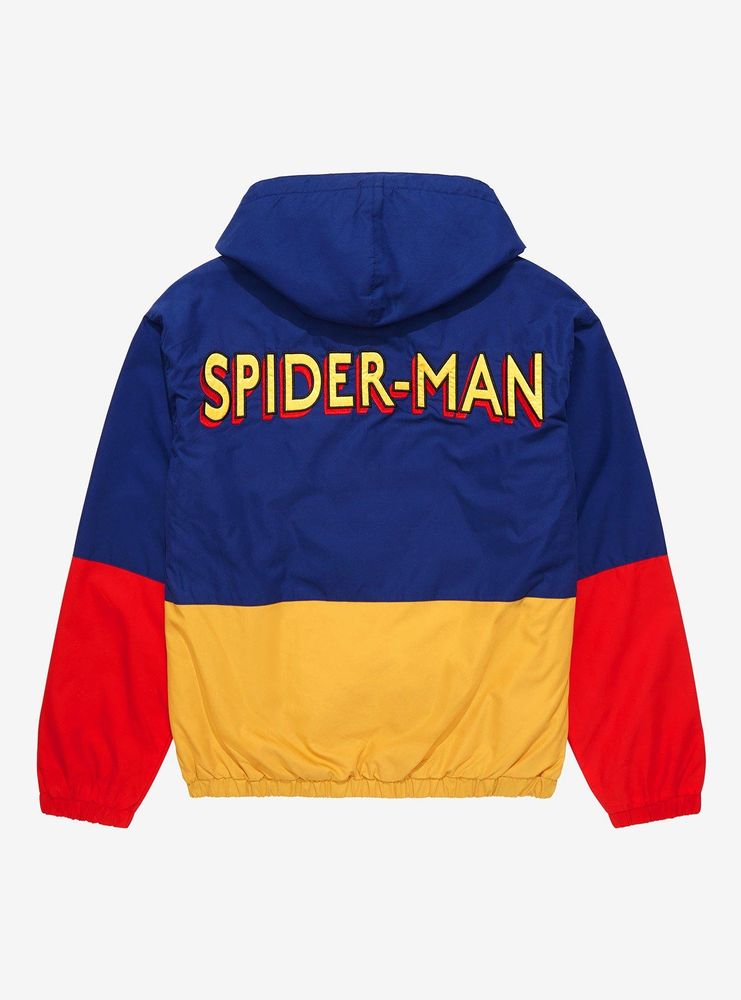 Marvel Spider-Man Hang There Color Block Jacket - BoxLunch Exclusive