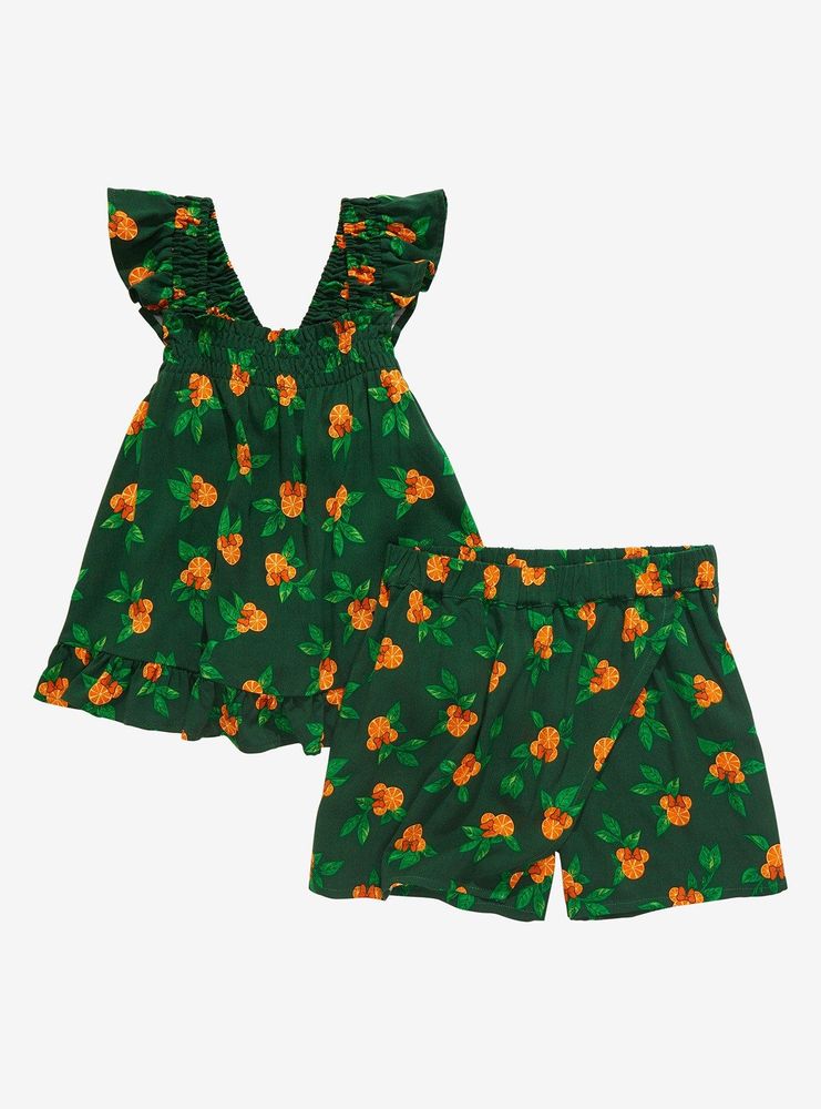 Our Universe Disney Minnie Mouse Orange Allover Print Ruffled Toddler Skort - BoxLunch Exclusive
