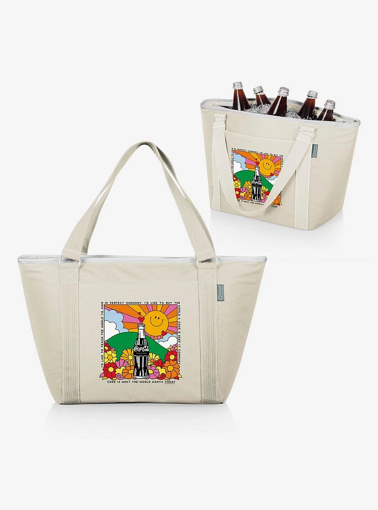 Coke Unity Topanga Cooler Sun Tote Bag Sand