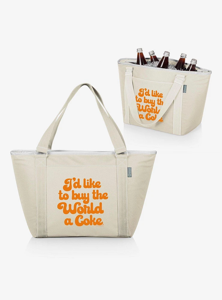 Coke Unity Topanga Cooler Tote Bag Sand