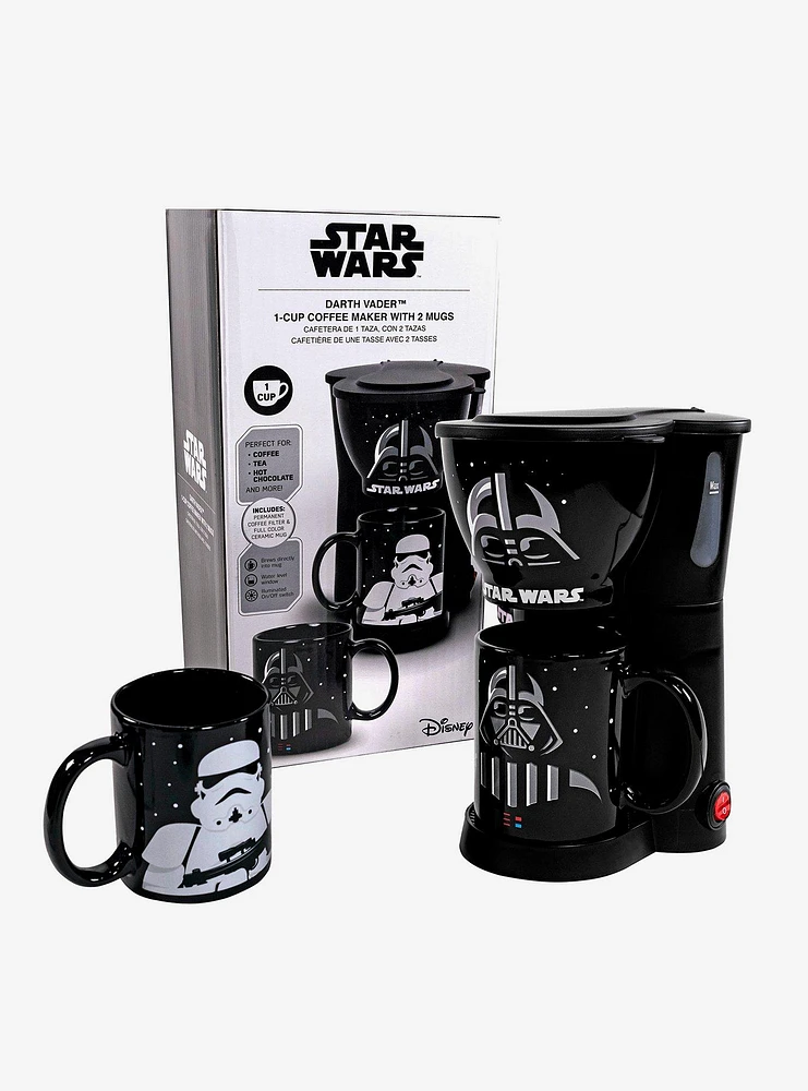 Star Wars Darth Vader Coffee Maker With 2 Mugs