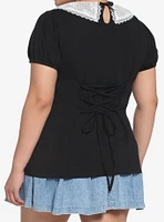 Her Universe Studio Ghibli Kiki's Delivery Service Lace Collar Girls Top Plus