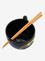 DC Comics Batman Bat Logo Ramen Bowl with Chopsticks