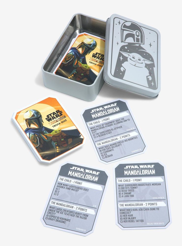 Star Wars The Mandalorian Trivia Cards