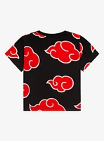 Naruto Shippuden Akatsuki Clouds Allover Print Toddler T-Shirt - BoxLunch Exclusive